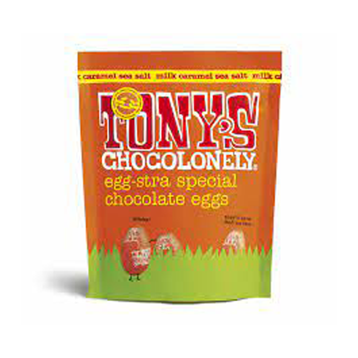 Tony's Chocolonely Chocolate Milk Caramel Eggs 180g