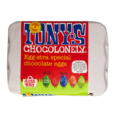 Tony's Chocolonely Chocolate Egg Carton 150g
