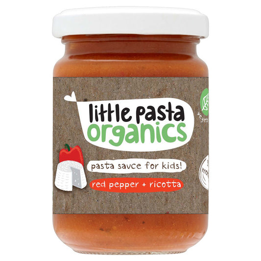 Little Pasta Organics Pasta Sauce for Kids Red Pepper and Ricotta 130g