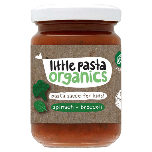 Little Pasta Organics Pasta Sauce for Kids Spinach and Broccoli 130g