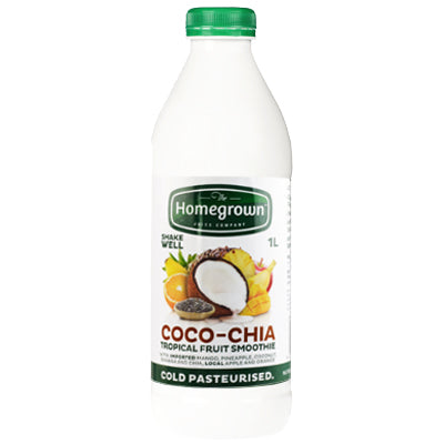 Homegrown Juice Cold Pasteurised Coco-Chia Smoothie | Harris Farm Online