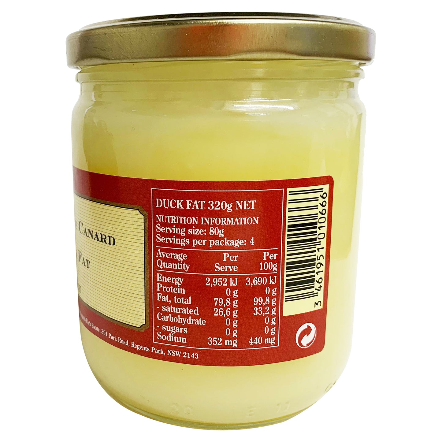 Graisse De Canard Duck Fat 320g
