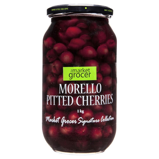 Market Grocer Morrello Pitted Cherries 1kg , Grocery-Antipasti - HFM, Harris Farm Markets
 - 1