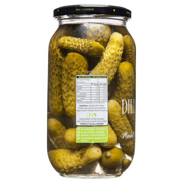 Market Grocer Dill Gherkins 1kg , Grocery-Antipasti - HFM, Harris Farm Markets
 - 2