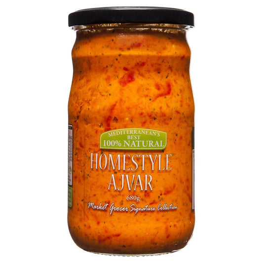 Market Grocer Signature Collection Homestyle Ajvar 680g , Grocery-Antipasti - HFM, Harris Farm Markets
 - 1