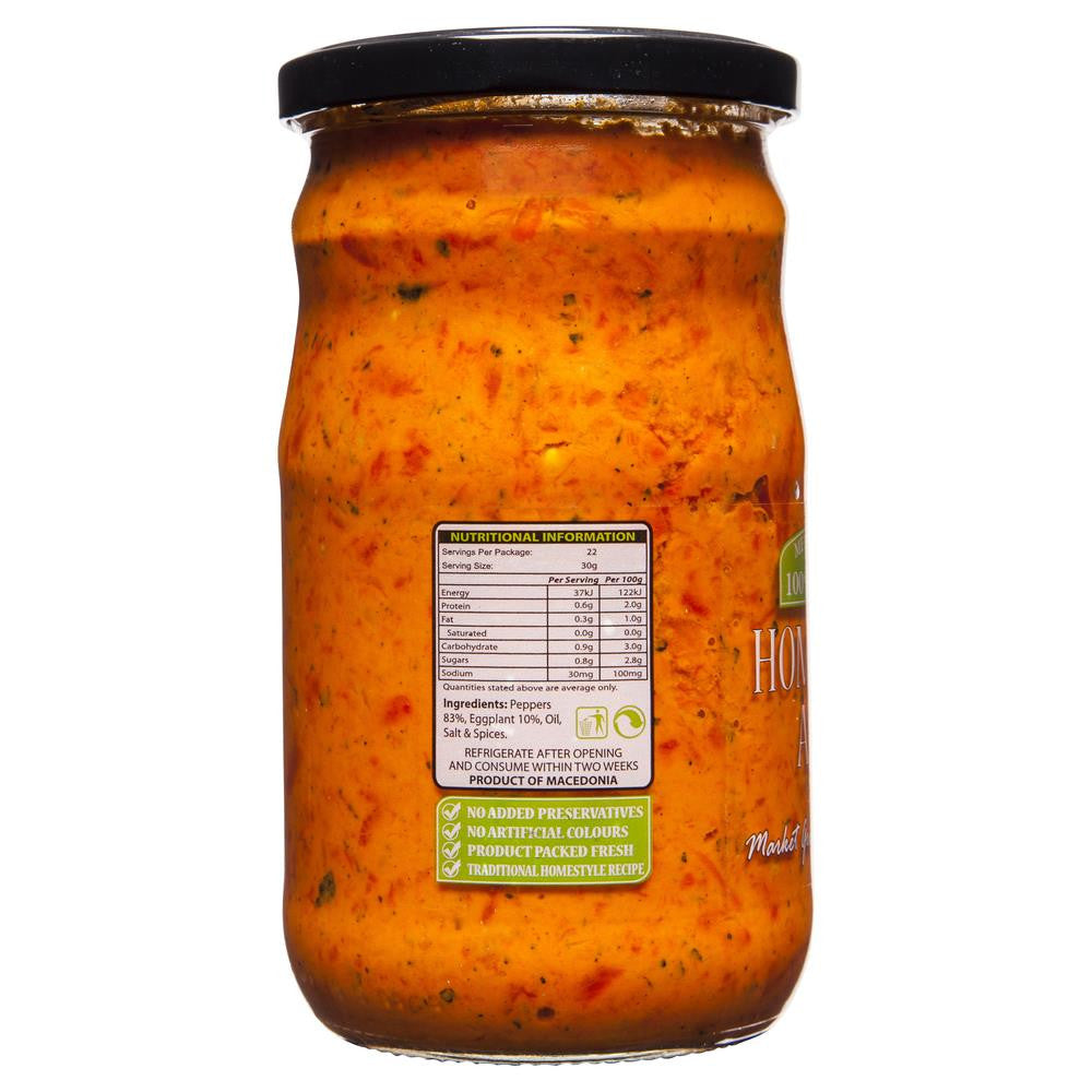 Market Grocer Signature Collection Homestyle Ajvar 680g , Grocery-Antipasti - HFM, Harris Farm Markets
 - 2