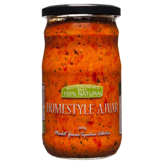 Market Grocer Homestyle Ajvar 680g , Grocery-Antipasti - HFM, Harris Farm Markets
 - 1