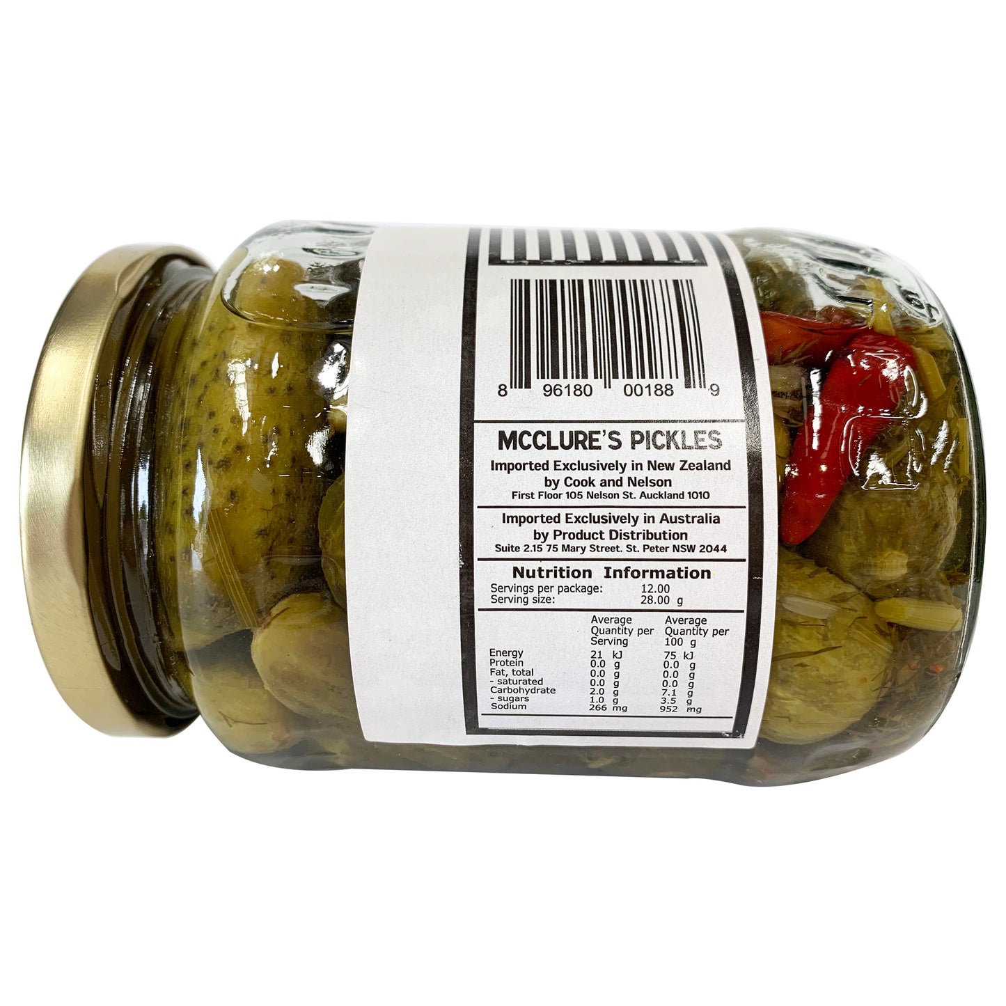 Mcclure's Pickles - Whole Spicy Dill (720g)
