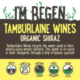 Tamburlaine Organic No Preservatives Added Shiraz NSW 750ml