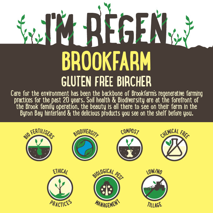 Brookfarm Muesli Gluten Free Bircher Cranberry Tart Cherry | Harris Farm Online