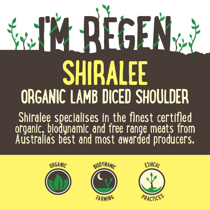 Shiralee Organic Lamb Shoulder Diced | Harris Farm Online