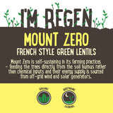 Mount Zero French Style Green Lentils | Harris Farm Online