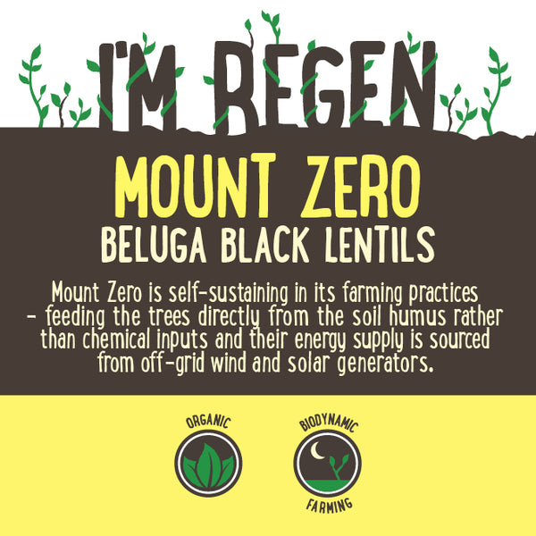 Mount Zero Beluga Black Lentils | Harris Farm Online