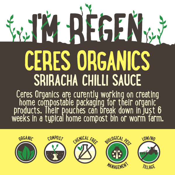 Ceres Organics Sriracha Chilli Sauce | Harris Farm Online