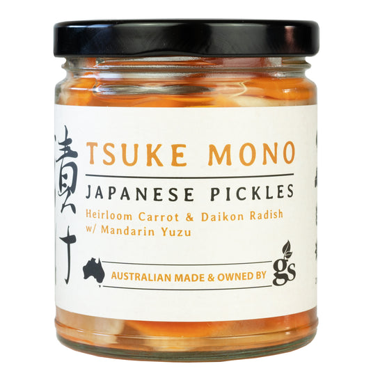 Tsuke Mono Japanese Pickles Heirloom Carrot and Daikon Radish with Mandarin Yuzu | Harris Farm Online