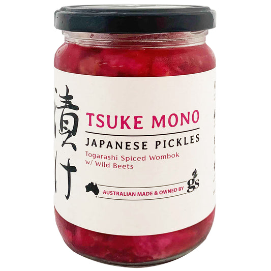 Tsuke Mono Japanese Pickles Togarashi Spiced Wombok with Wild Beets | Harris Farm Online