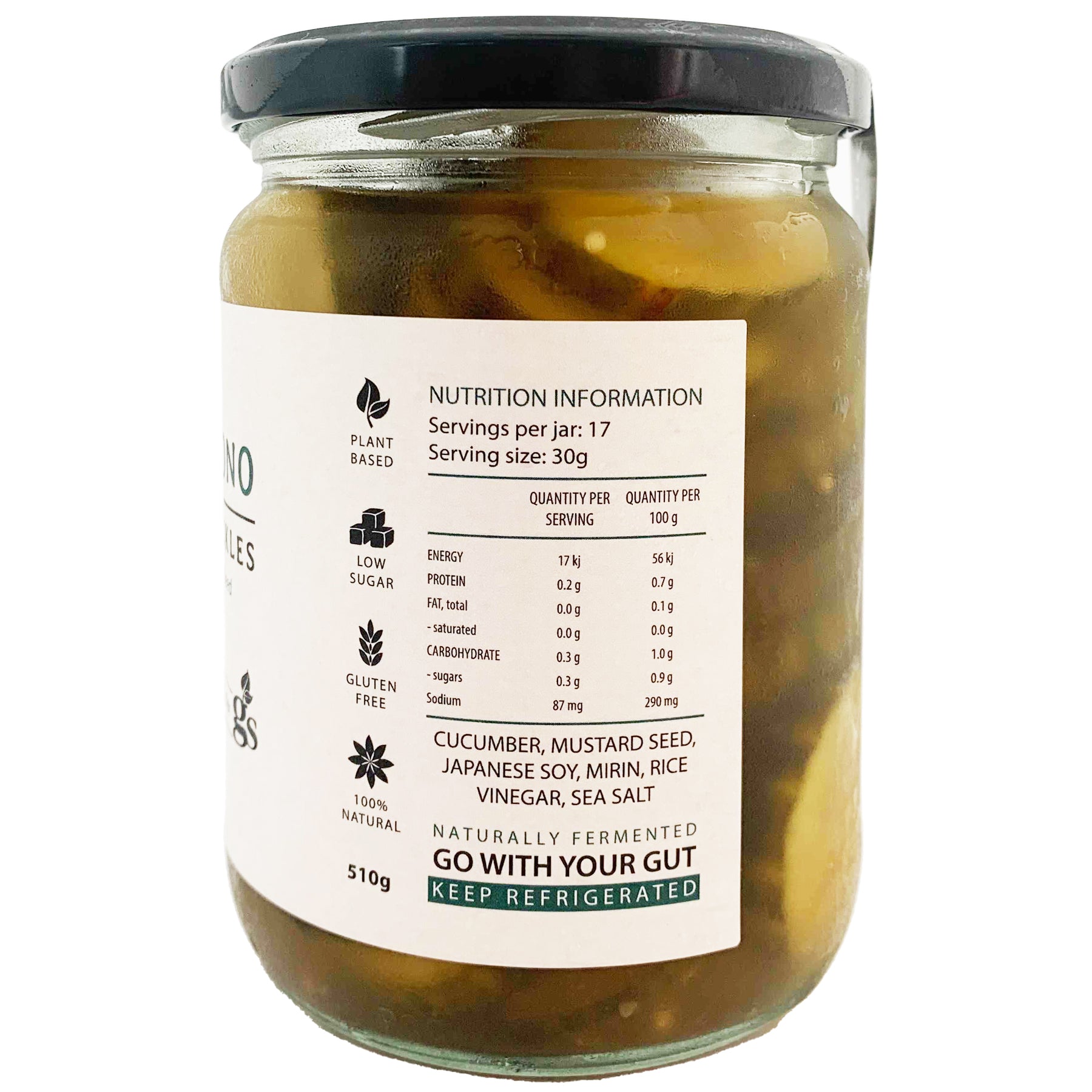 Tsuke Mono Japanese Pickles Cucumber with Mustard Seed and Japanese Soy | Harris Farm Online