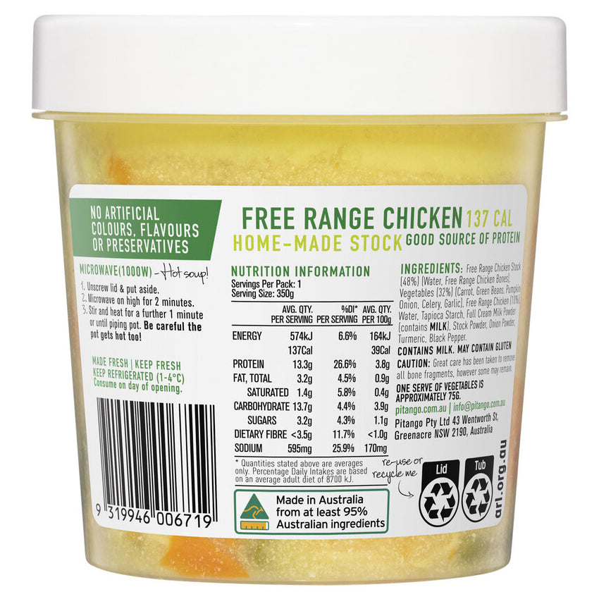 Pitango Chicken And Veg Soup | Harris Farm Online