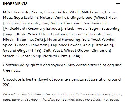 Koko Black Milk Chocolate Gingerbread Bites | Harris Farm Online