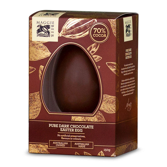 Maggie Beer Pure Dark Chocolate Easter Egg 150g