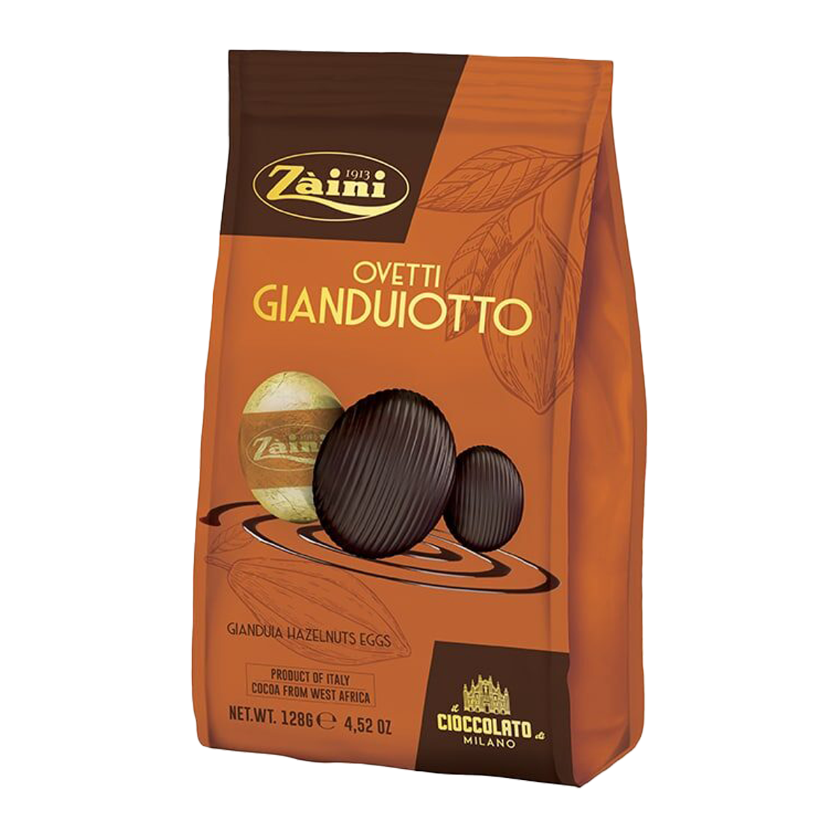 Zaini Gianduiotto Hazelnut Eggs 128g