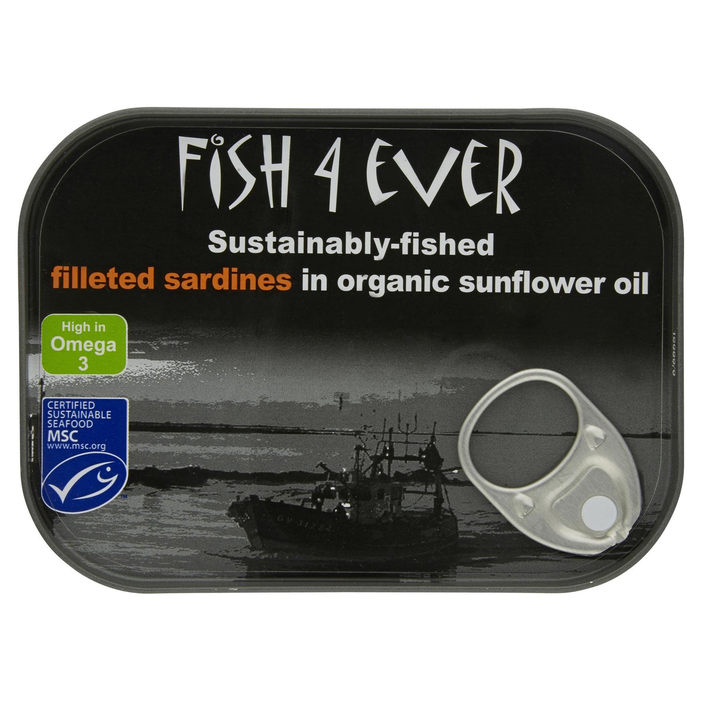 Fish 4 Ever Sardine In Sunflower Oil 100g , Grocery-Can or Jar - HFM, Harris Farm Markets
 - 1