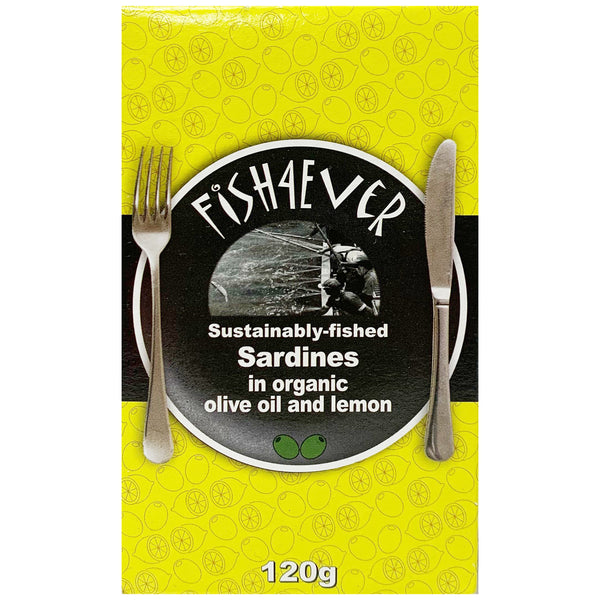 Fish4Ever Sardines In Organic Olive Oil and Lemon | Harris Farm Online