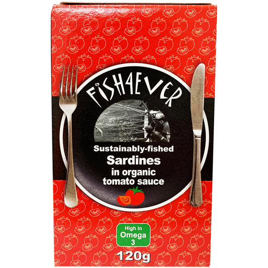 Fish4Ever Sardines In Organic Tomato Sauce 120g