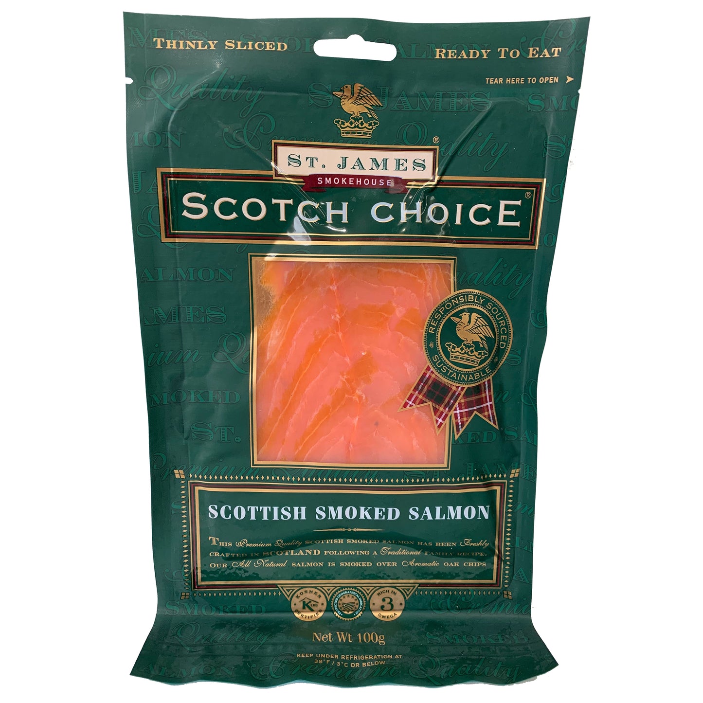 Salmon - Scottish Smoked (100g) St James