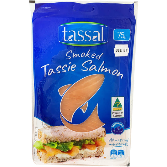Tassal Smoked Tassie Salmon 75g