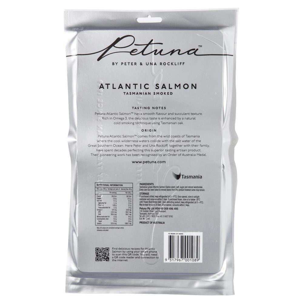Petuna Atlantic Salmon Tasmanian Smoked 200g , Frdg3-Seafood - HFM, Harris Farm Markets
 - 2