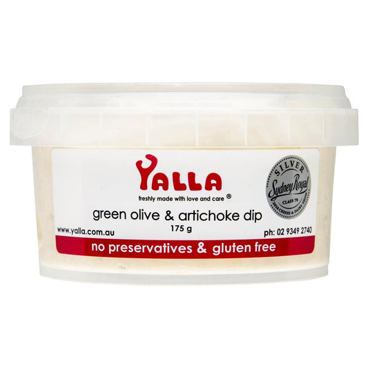 Yalla - Dips Green Olive Artichoke | Harris Farm Online