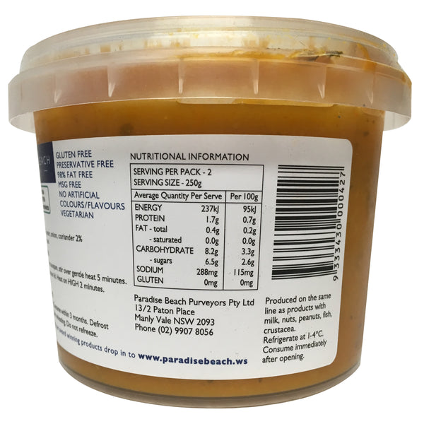 Paradise Beach Soup Carrot and Coriander 500g