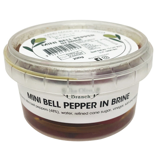 The Olive Branch - Mini Bell Pepper - In Brine (200g)