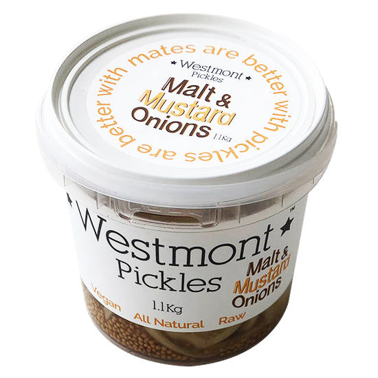 Westmont Pickles - Malt and Mustard Onions | Harris Farm Online