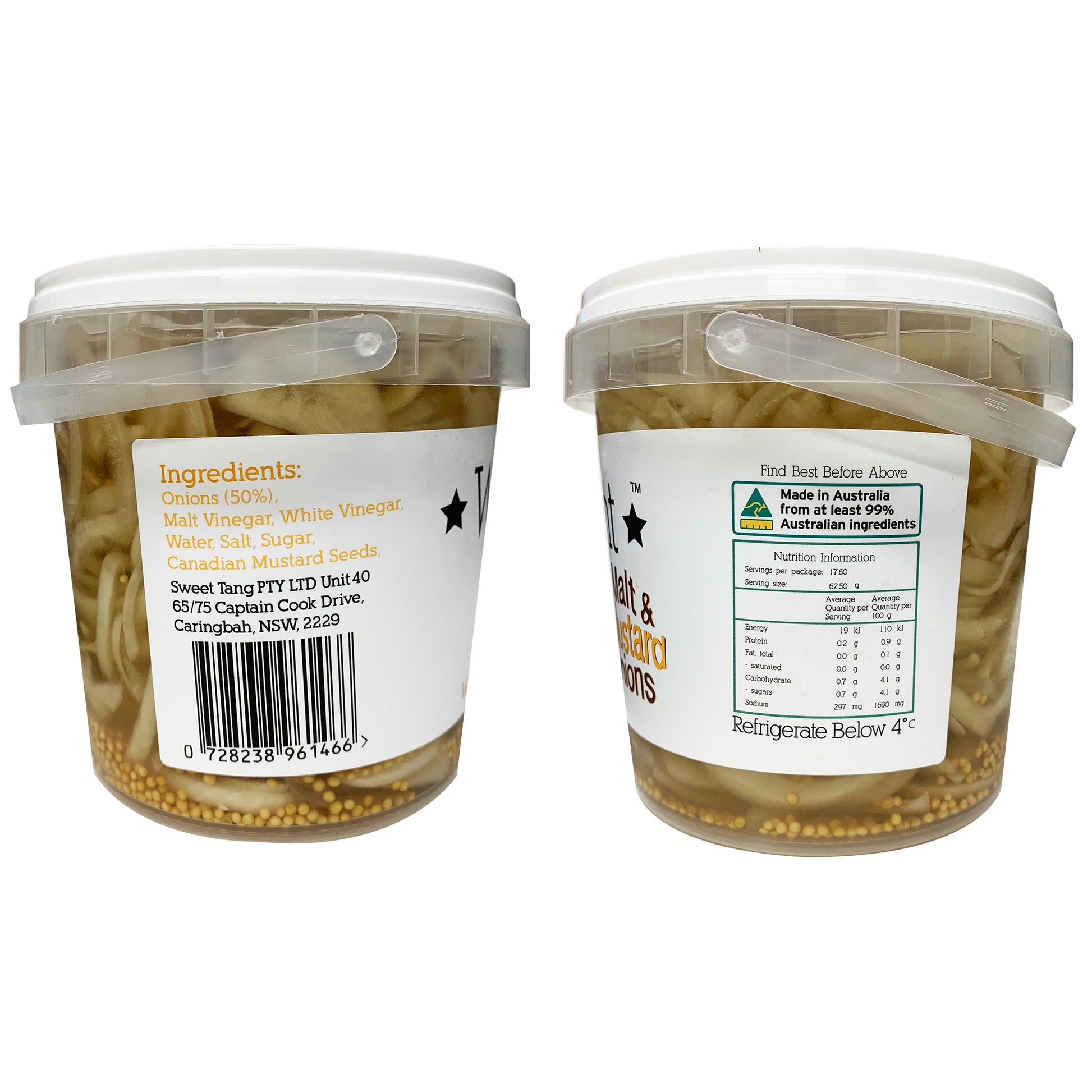 Westmont Pickles - Malt and Mustard Onions | Harris Farm Online