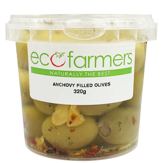 Eco Farmers Anchovy Filled Olives | Harris Farm Online