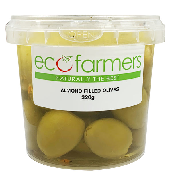 Eco Farmers Almond Filled Olives | Harris Farm Online