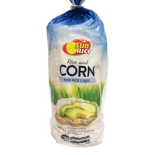 Sunrice - Thin Rice Cakes - Rice and Corn (150g)