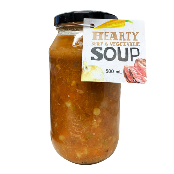 Harris Farm Soup Hearty Beef and Vegetable 500ml