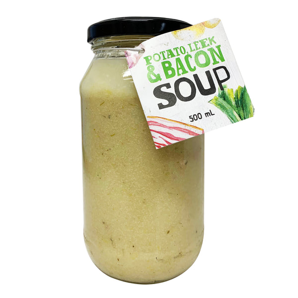 Harris Farm Soup Potato, Leek and Bacon 500ml