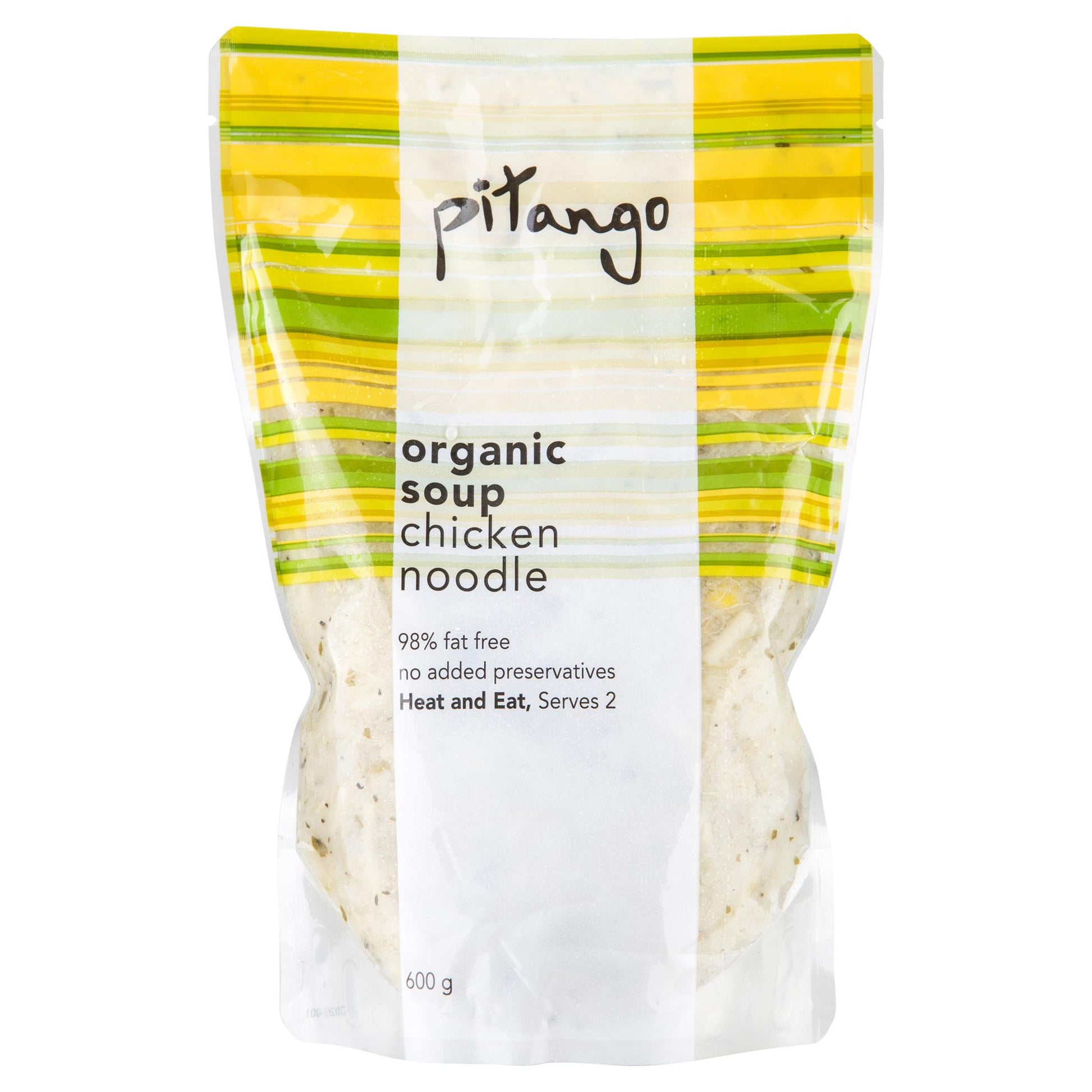 Pitango Organic Chicken Noodle Soup 600g , Frdg3-Meals - HFM, Harris Farm Markets
 - 1