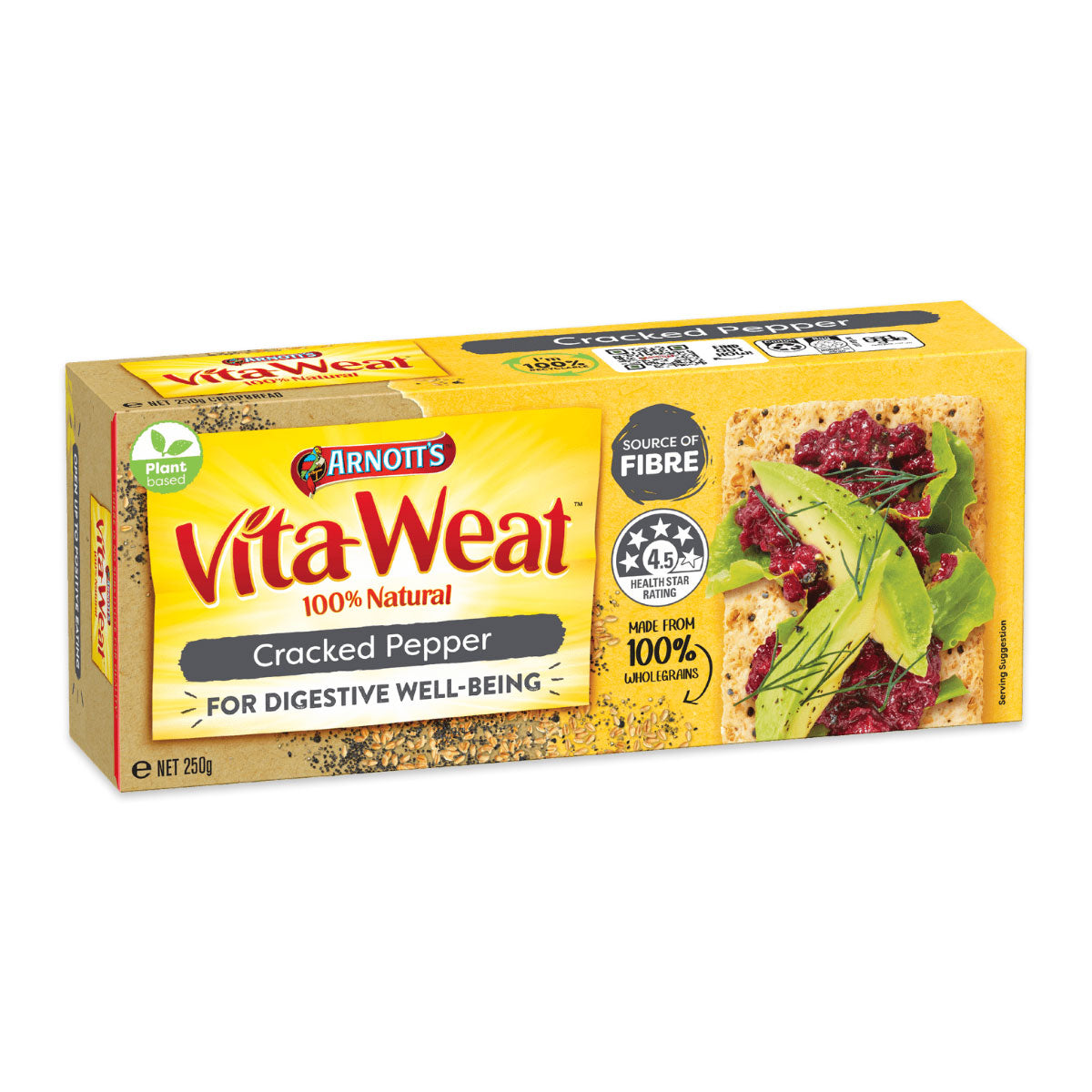 Arnotts Vita-Weat Cracked Pepper Crackers 250g | Harris Farm Online