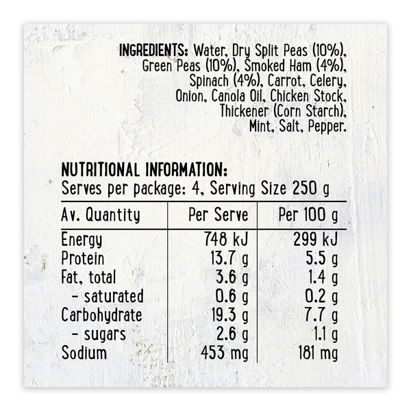 Harris Farm Soup Pea and Ham 1L | Harris Farm Online