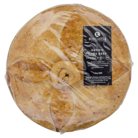 Boscastle Aussie Pure Beef Gourmet Family Pie 1.2kg , Frdg3-Meals - HFM, Harris Farm Markets
 - 1