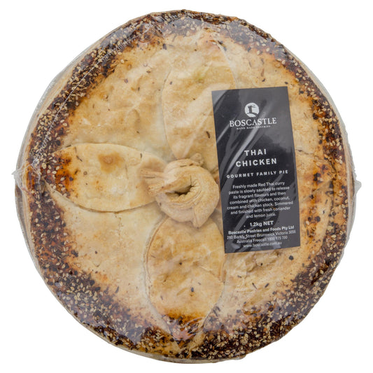 Boscastle Thai Chicken Gourmet Family Pie 1.2kg , Frdg3-Meals - HFM, Harris Farm Markets
 - 1