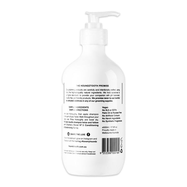 Houndztooth Charlie s Blend No 3 Dog Shampoo 500ml | Harris Farm Online