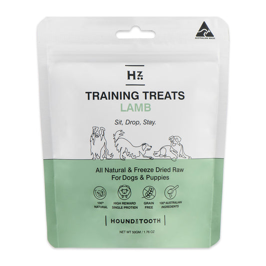 Houndztooth Training Dog Treats Lamb 50g | Harris Farm Online