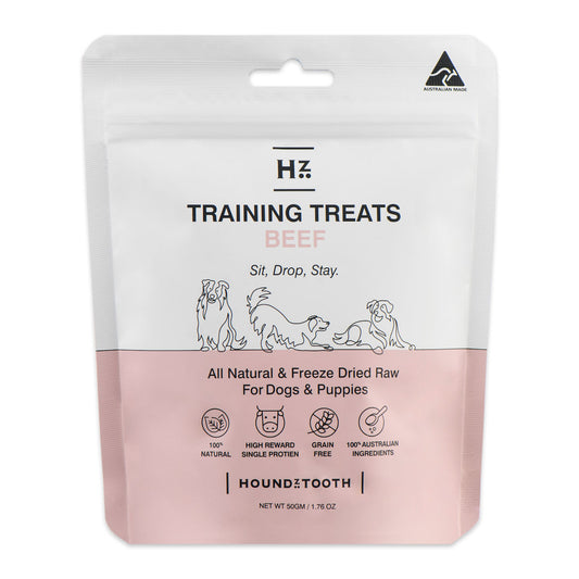 Houndztooth Training Dog Treats Beef 50g | Harris Farm Online