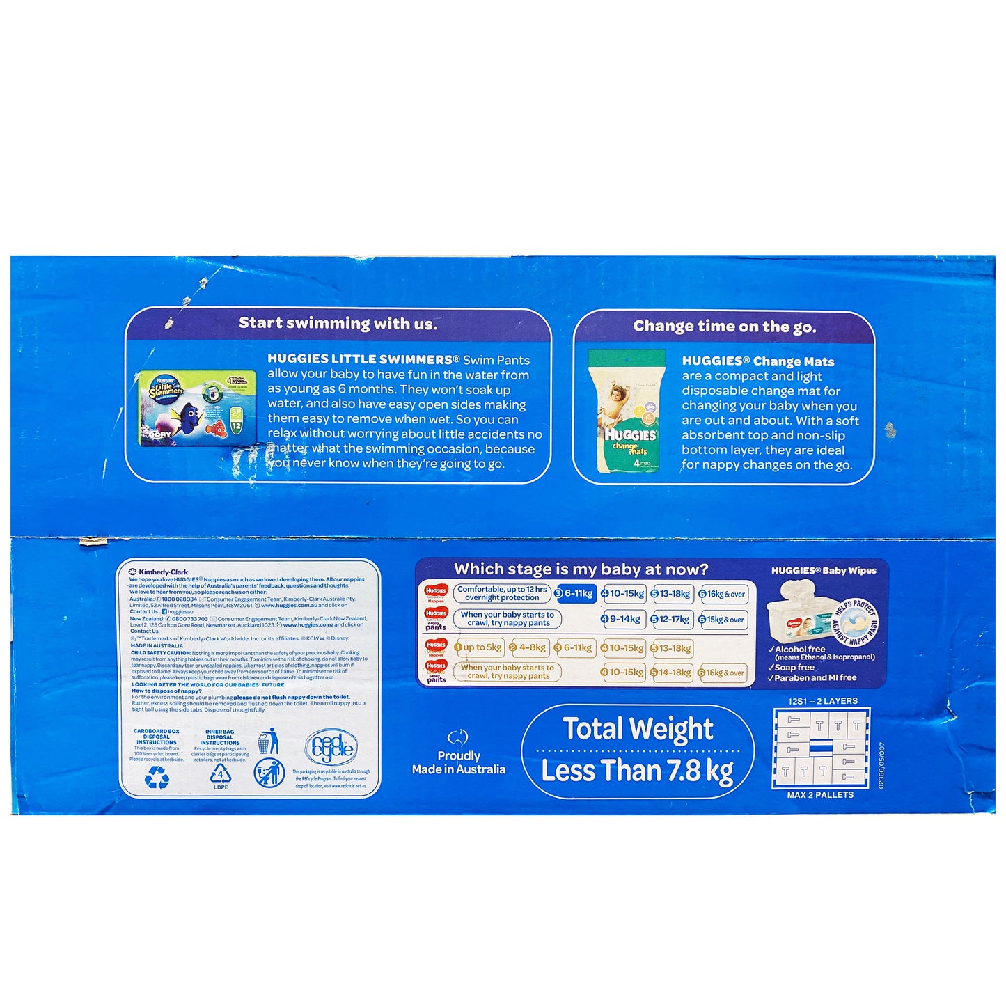 Huggies - Boys Nappies - Size 3 - Ultra Dry (6-11kg, 184 nappies)